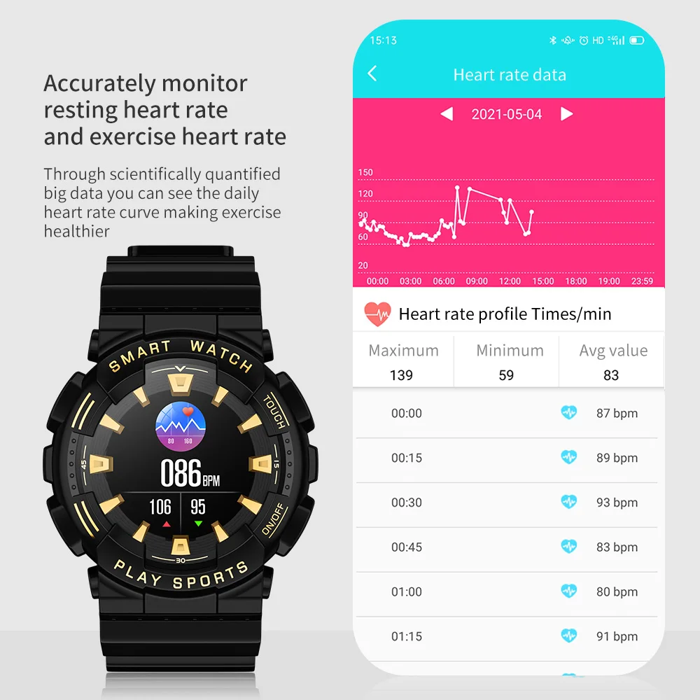 SKMEI Neue Outdoor-Sport-Smart-Uhren für Männer und Frauen, Mode, IP67, wasserdicht, Uhr mit Herzfrequenzüberwachung, Armbanduhr, Reloj Hombre_voghion.com