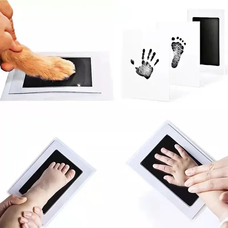 baby handprint kit baby footprint ink pad newborn keepsake baby memory book