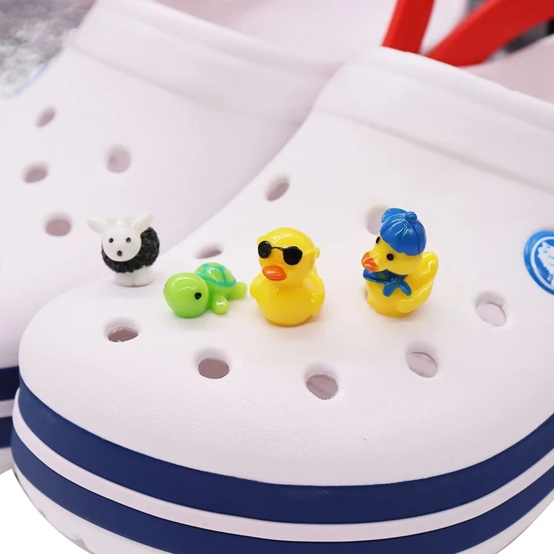 Cute Cartoon Duck Croc Charms Designer Diy Lovely Allmatch Clogs Shoe