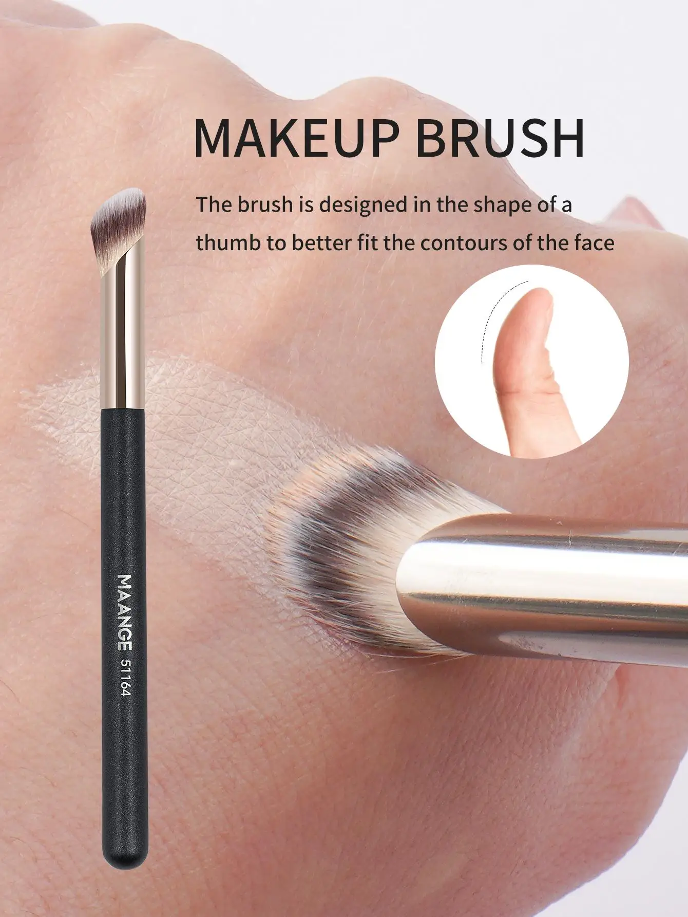 Makeup brush set 3pcs Makeup sponge 2pcs Women Cosmetics Beauty Tools