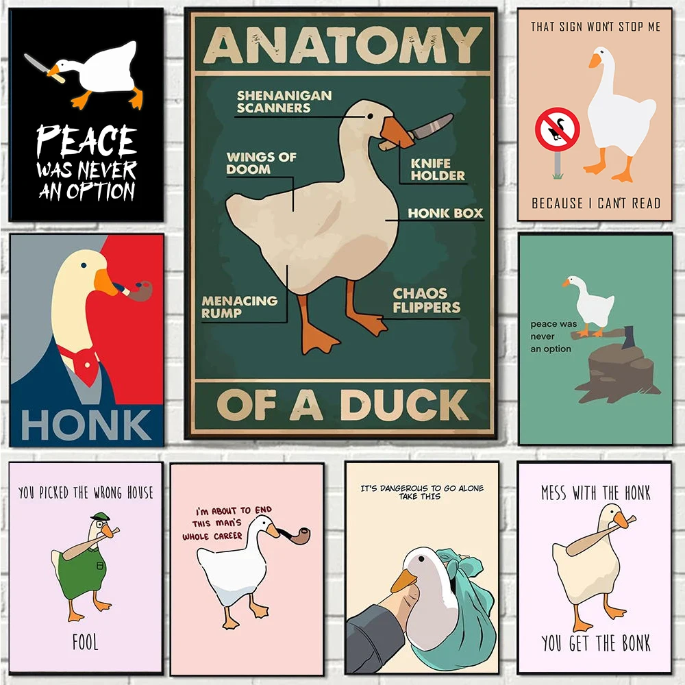 pintura-en-lienzo-de-juego-honk-de-anatom-a-de-pato-divertido-de