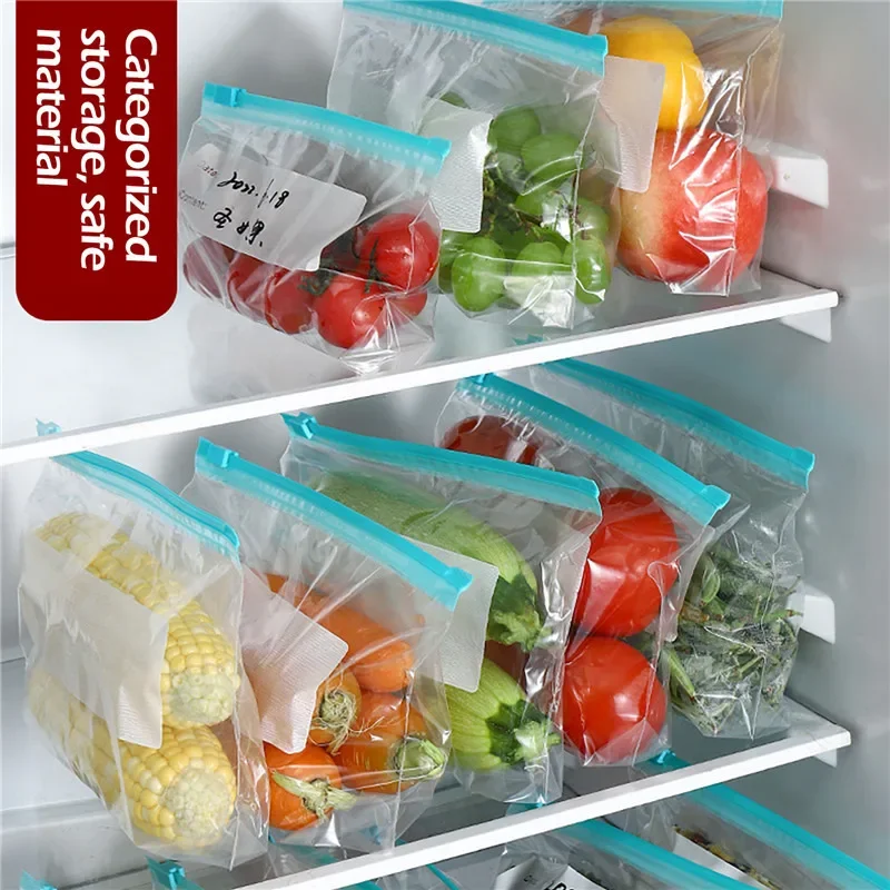 Description Picture 5 of itemWrap Plastic Ziplock Bags Food Storage Bags Reusable Refrigerator Organizer Fruit Grain Fresh-keeping Plastic Storage Container