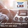 Car Interior Dashboard Console Cleaning Wet Towel Glass Window Dust Remover Wipe 5