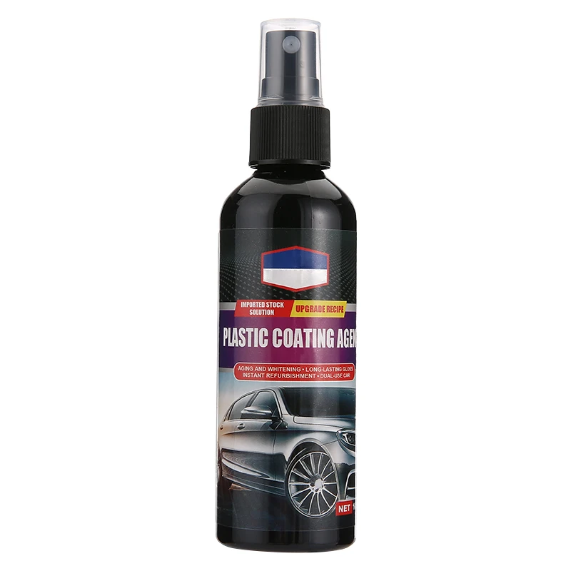 

1pc Car Interior Restorer 120ml Cars Leather Plastic Coating Agent Universal Refurbishment Repair Auto Interior Cleaner