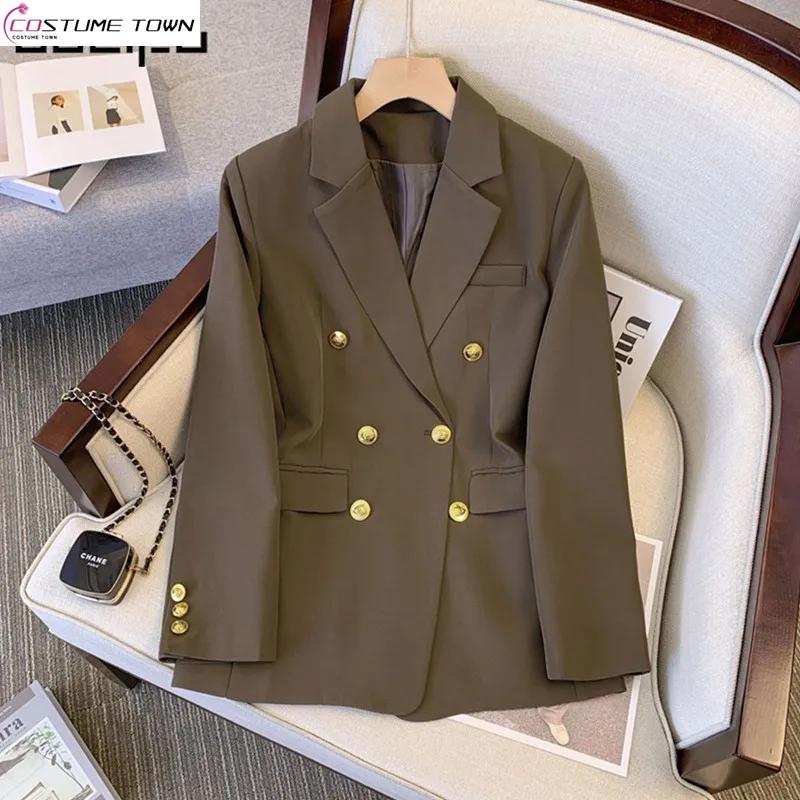 

2024 Spring and Autumn Season New Fashionable and Loose Style High End Suit Slimming and Aging Reducing Suit Coat
