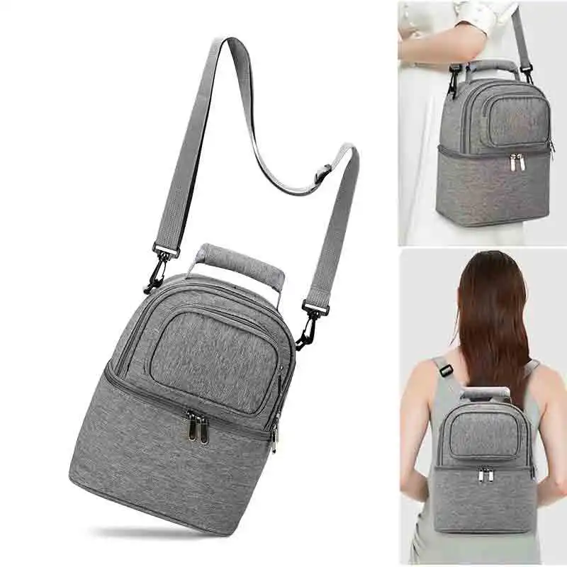 Mommy Bag Milk Storage Breast Pump Maternity Cooler Double Layer Insulation Fresh Keeping Baby Food Backpack Feeding Bottle baby bottle insulation bag milk insulation bag portable cooler bag breast milk cooler
