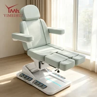 Mobilier moderne pour salon de beauté, table de massage pour studio de tatouage, lit de spa électrique de luxe pour soins cosmétiques et faciaux avec commande au pied 6