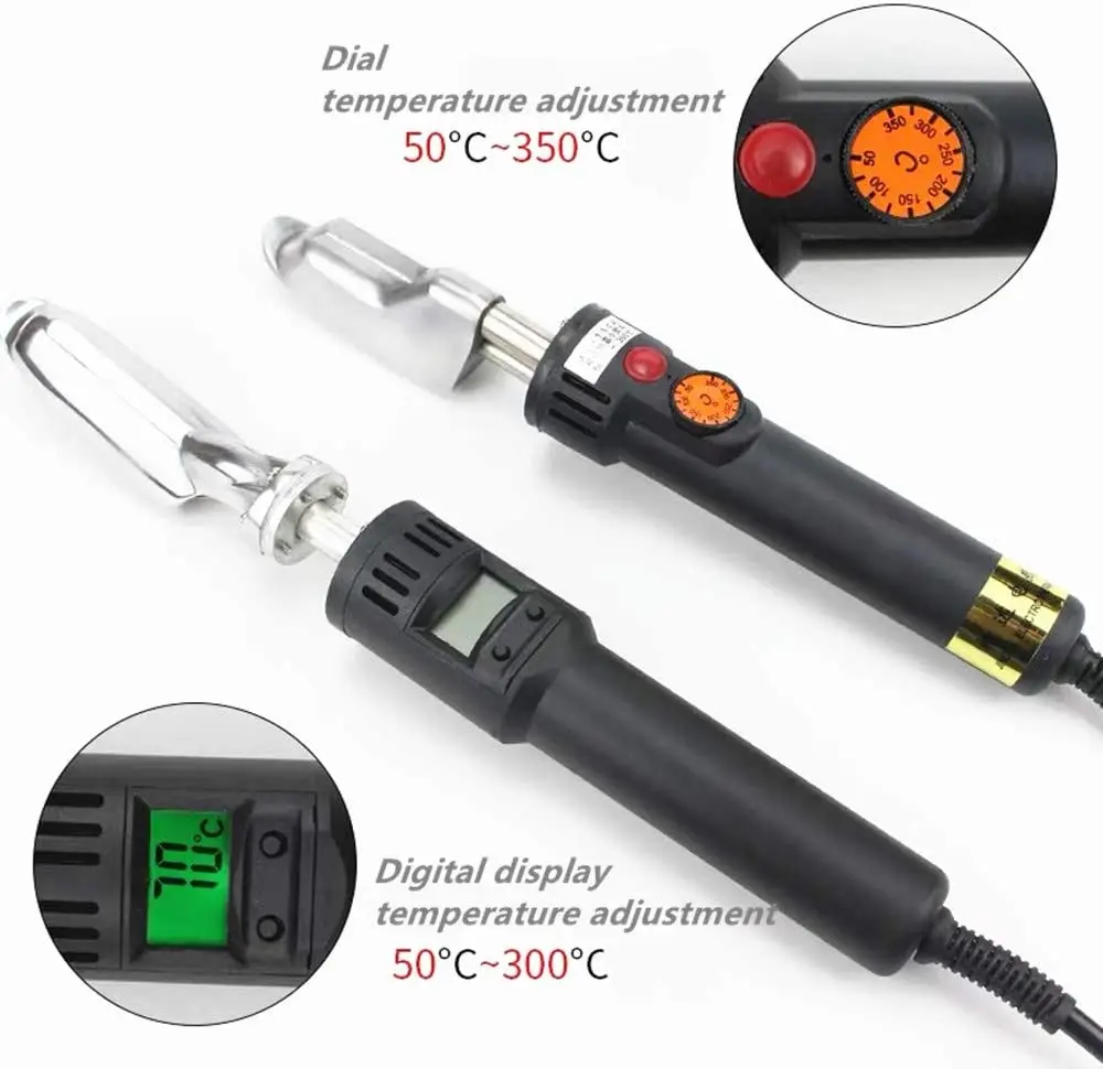Leather Iron 220V EU PLUG LED Display Handle Electric Mini For Leather Clothes Leatherwear Bag Shoes