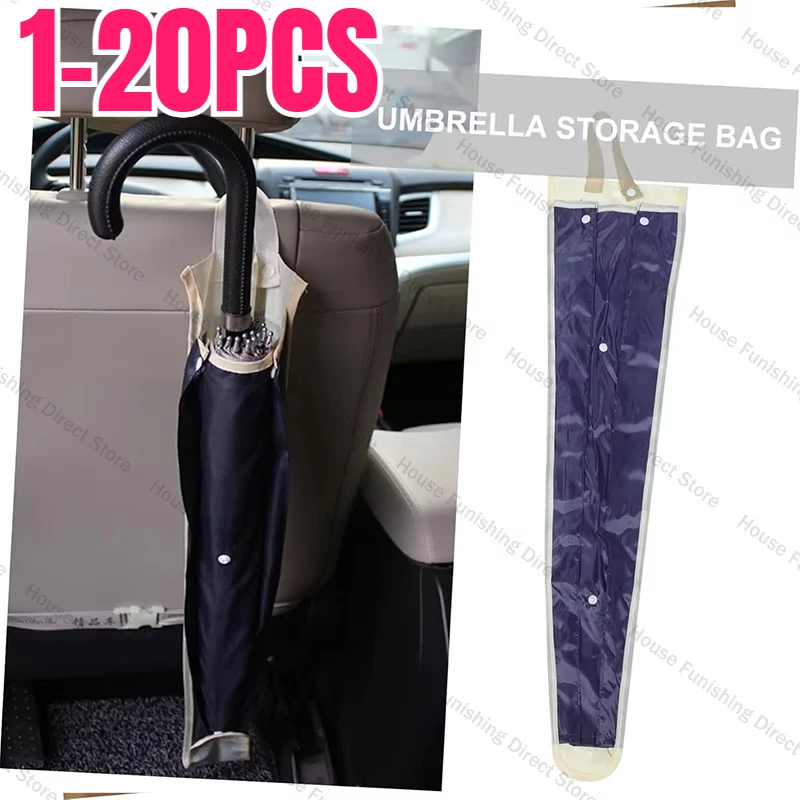 Foldable Waterproof Umbrella Cover Car Portable Storage Bag Suitable for All Types of Umbrellas