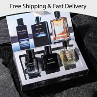 Wild Men's Perfume Gift Set 3*30m Long Lasting Cologne for Men Masculine Fragrance Eau De Toilette Kit Male Daily Body Spray Box