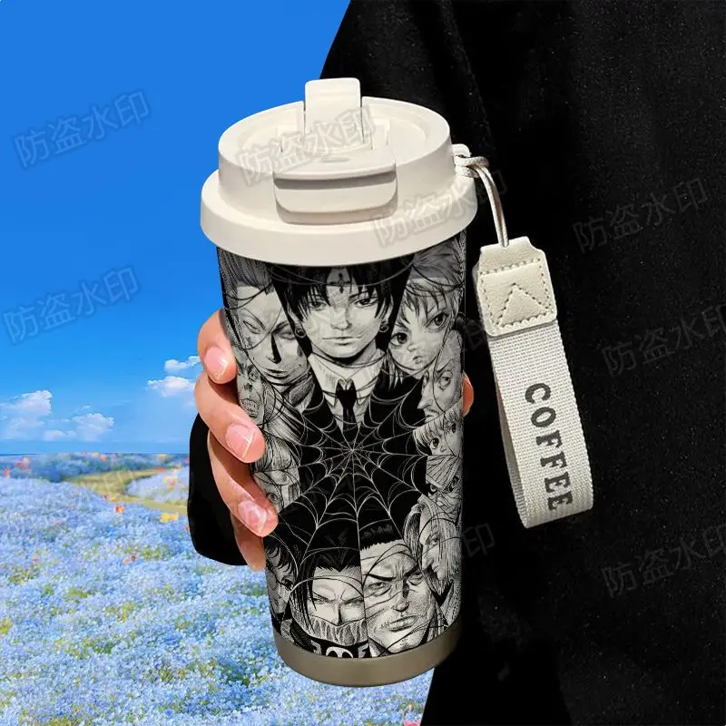 كوب معزول من HUNTER × HUNTER مصنوع من الفولاذ المق...