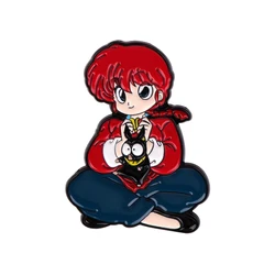 Chic Anime Enamel Pin Brooches for Women - Stylish Lapel and Backpack Accessories (1)