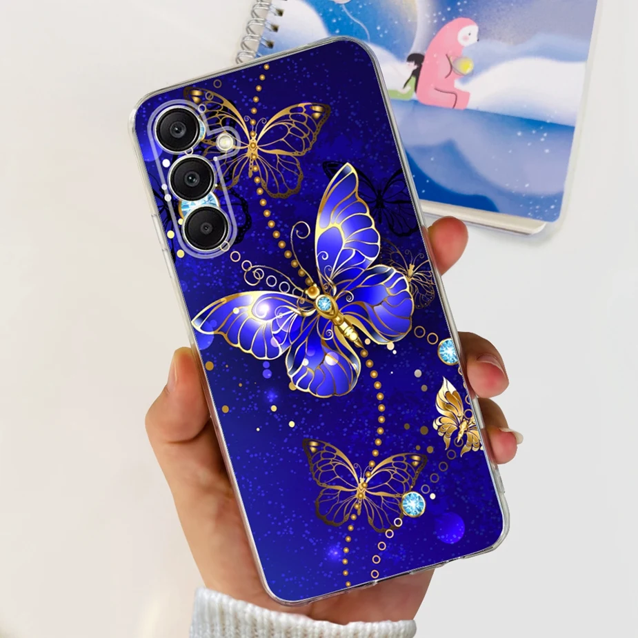 Luxury Painted Clear Silicone Case - Artistic Protective Cover
