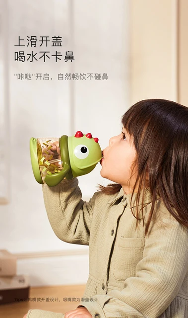 Dinosaur No-spill Cup Ppsu Baby Water Glass Baby Sippy Cup Choke