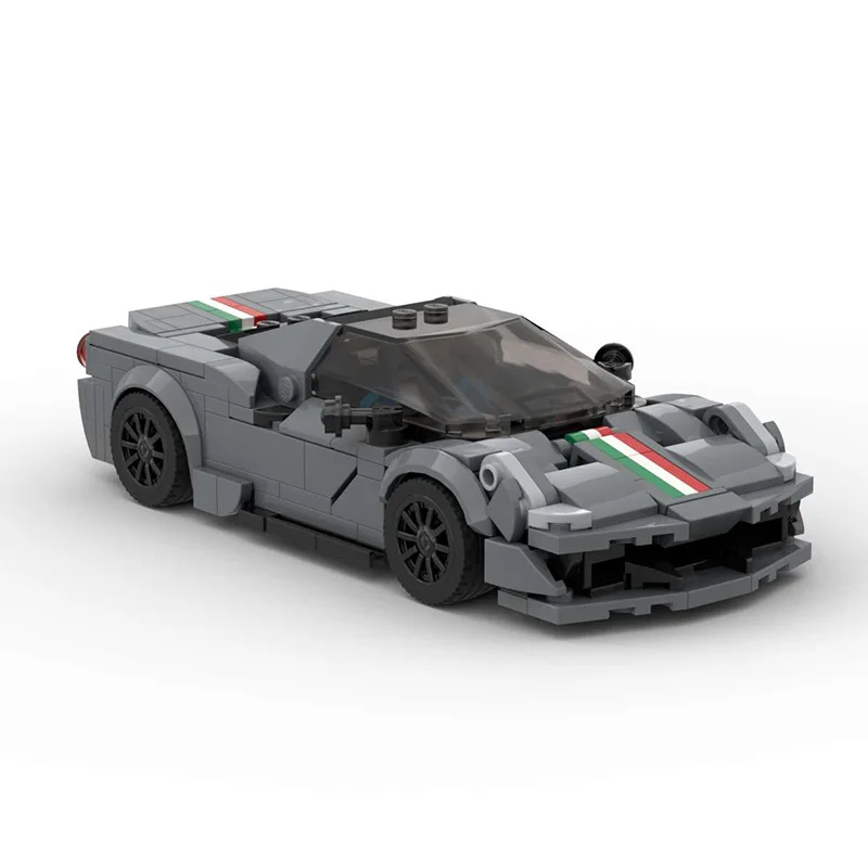 

Конструктор MOC sets 488 фисташки, город скоростных чемпионов, игрушки, суперкар, 342 шт.