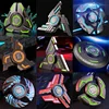 ADJUDICATION Fidget Spinner Metal Alloy Luminous Long Lasting Fingertip Gyro EDC Spinning Top Stress Relief Toys for Adults Kids 1