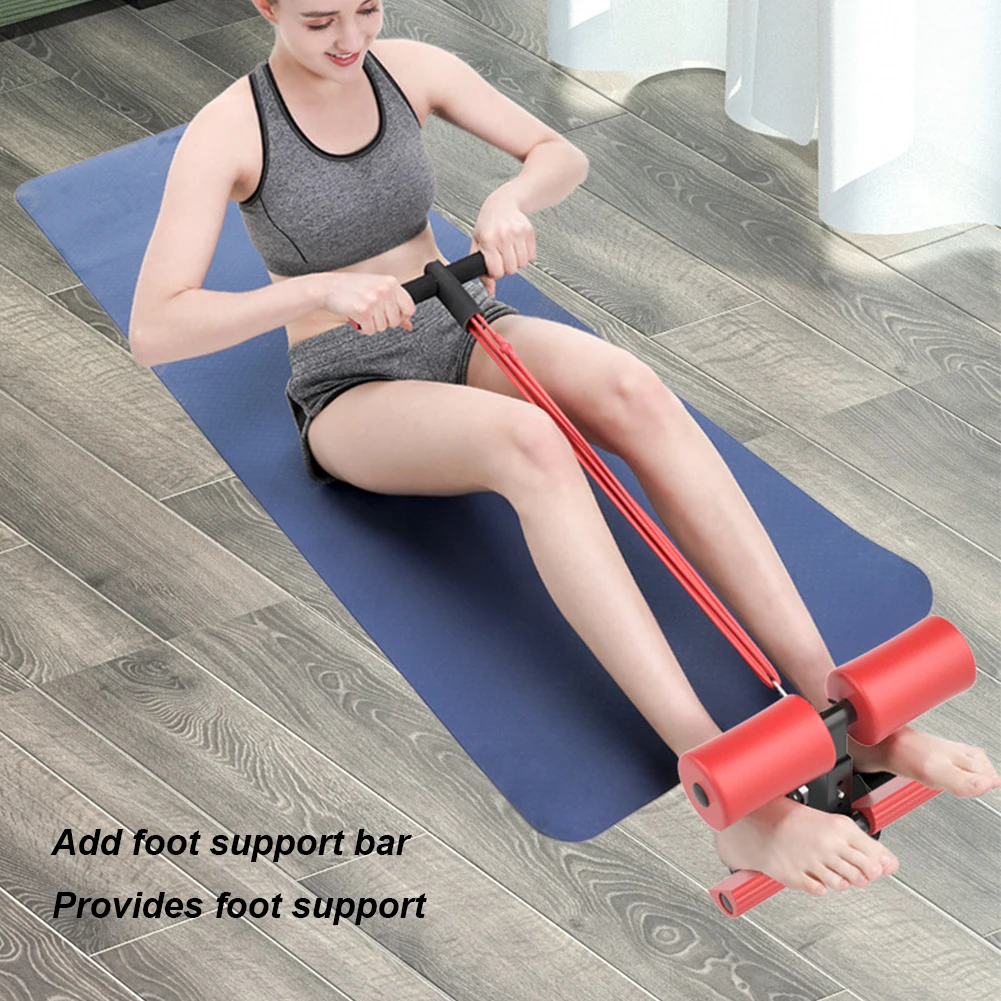 Multifunction Yoga Pedal Puller Sit-Up Training Equipment with Elastic Band Adjustable Fitness Equipment for Abdominal Training