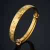 9 Style Punk Gold Silver Color Bracelets for Women Streetwear Goth Round Flower CZ Metal Open Bangle Fashion Jewelry Gifts 2