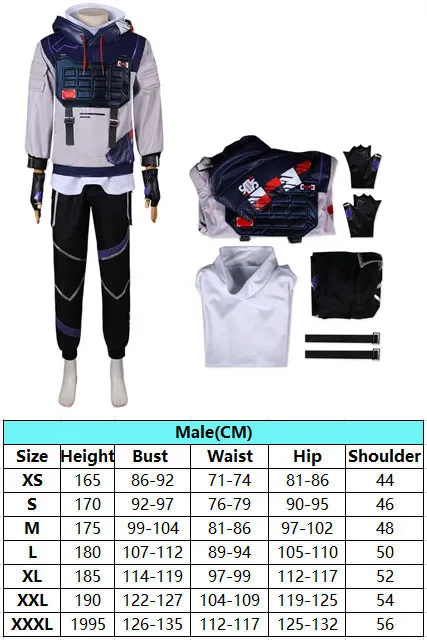thumbnail image 1 of Juego Valorant Deadlock ISO GEKKO Kiljoy Deadlock Disfraz de Cosplay para hombre adulto Guantes Trajes de rol masculinos Ropa de fantasía elegante, 1 of 5