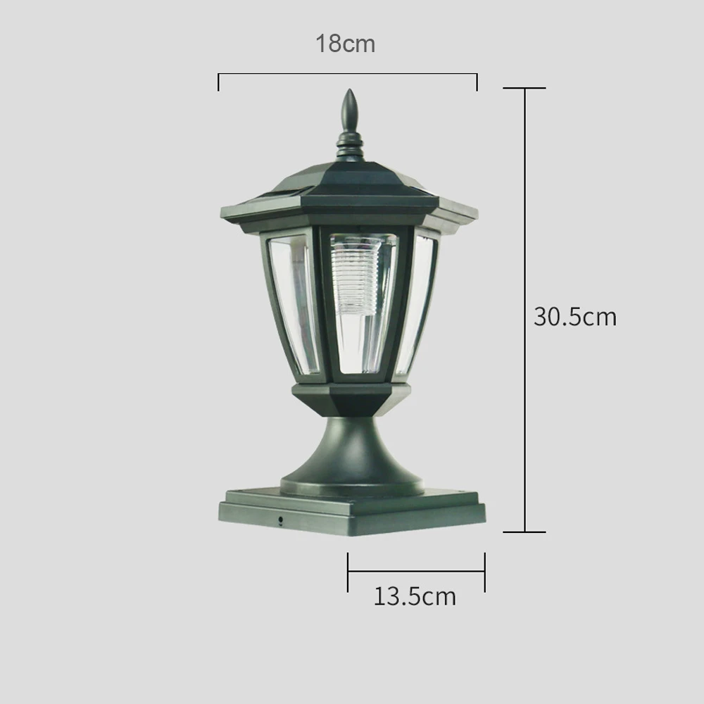 1pcs Solar Light Fence Light IP65 Outdoor Solar Lamp For Garden Decoration Gate Fence Wall Courtyard Cottage Solar Lamp