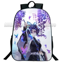 Demon Slayer Kimetsu No Yaiba Backpack for Girls Boys Kamado Nezuko Travel Rucksack Anime Teens School Knapsack 2