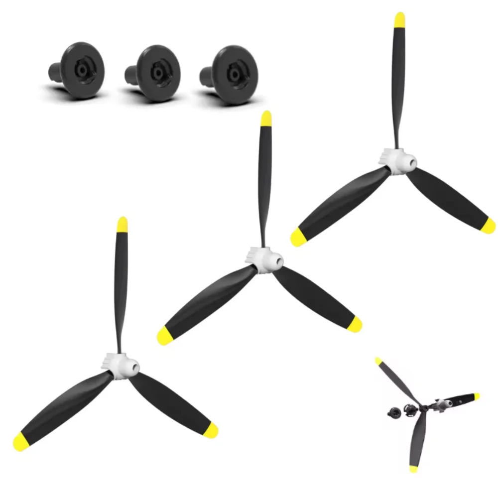 Hélice Avion RC 5.2cm Compatible Volantexrc 761-8 F4U T28 P47 Lot de 3