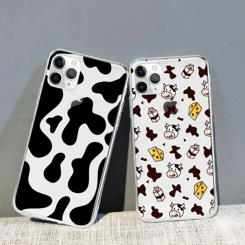 Коровья высококачественный Классический чехол для телефона Прозрачный Iphone Se 5 6 S