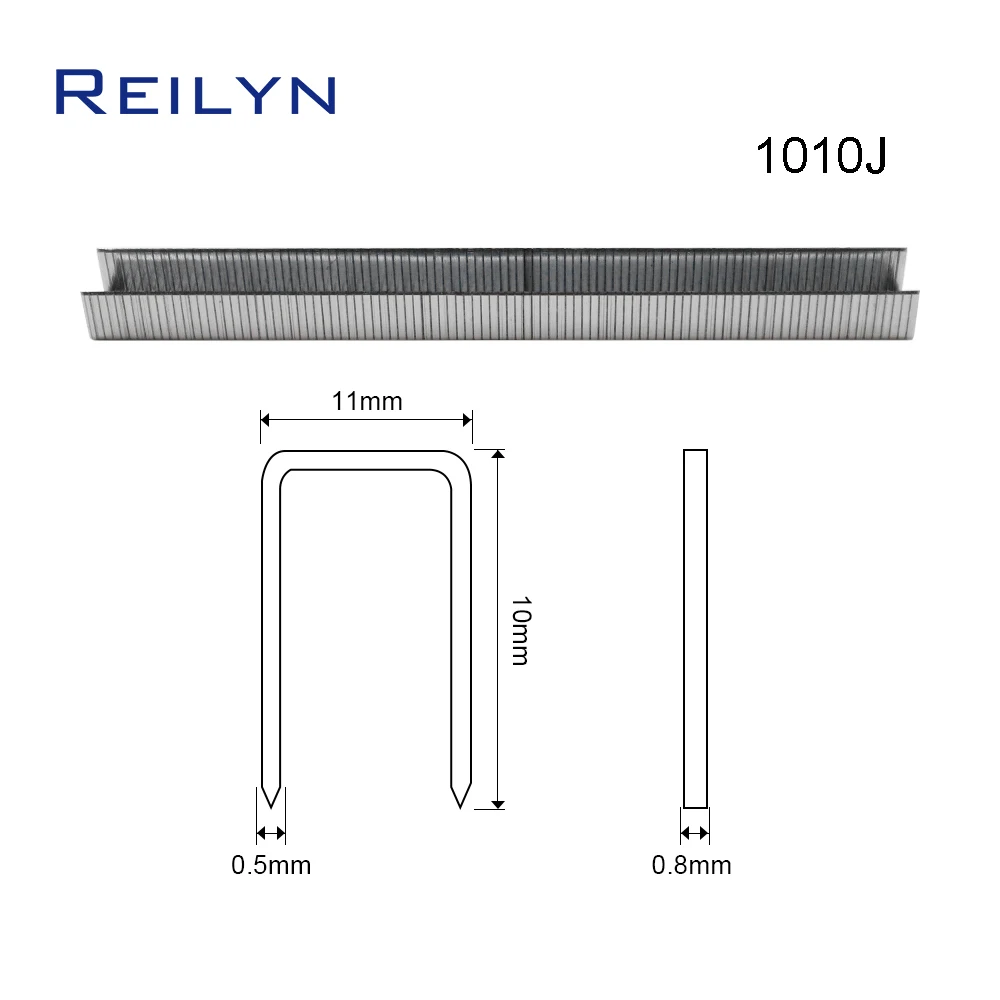 5000pcs Staples for 1013J 1010J Framing Tacker Air Stapler Pins Upholstery Tack Gun Nails