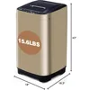 Portable Washing Machine,15.6 LBS Full-Automatic Washer and Dryer Combo, with Drain Pump,10 Wash Program & 8 Water Level 5