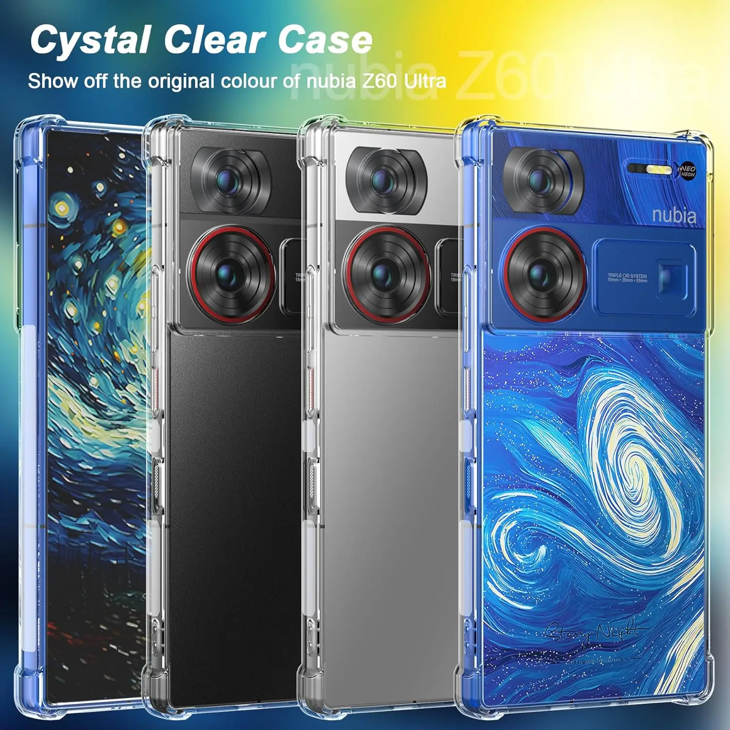 충격 방지 소프트 TPU 후면 커버 케이스, 강화 코너, ZTE nubia Z60 Ultra Z60 Ultra