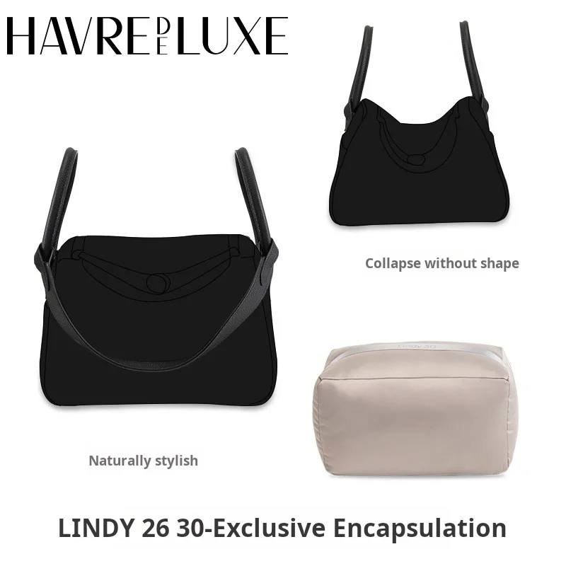 Havredeluxe Supporto Per Borsa A Prova Di Umidità Per Hermes Lindy 26 30 Borsa Tracolla Modifica Ascella Borsa Larga Accessori Per Cinturino