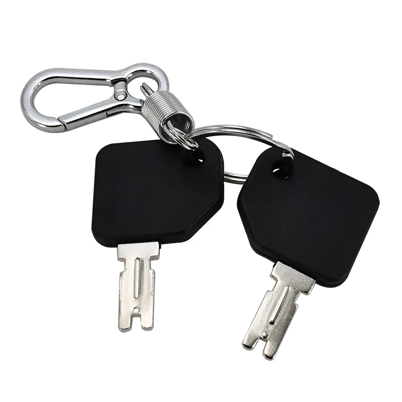 166 Forklift Ignition Keys Plastic Handle 186304 compatible with Caterpillar Cat Hyster Gradall Generic Clark Yale Komatsu