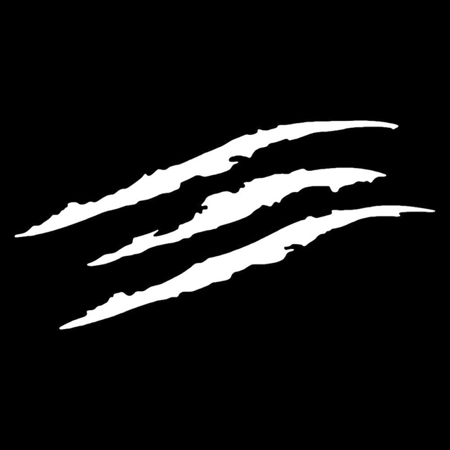 Auto Car Sticker Reflective Monster Claw Scratch Stripe Marks Headlight Decal Car Stickers 40cmX12cm car accessories