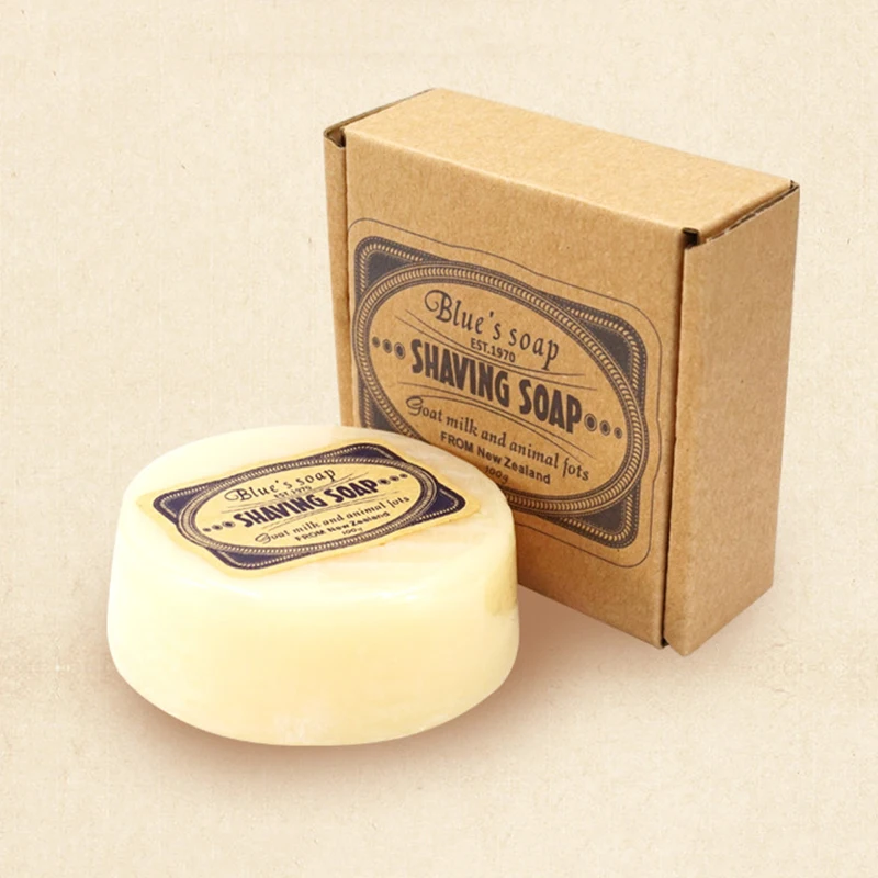 Men's Shaving Cream Moisturizing Refreshing Professional Barber Salon Tool Goat Milk Shaving Soap Routine Popular Choice