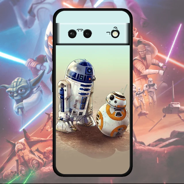 Funda para Google Pixel 6A Oficial de Star Wars Darth Vader Fondo