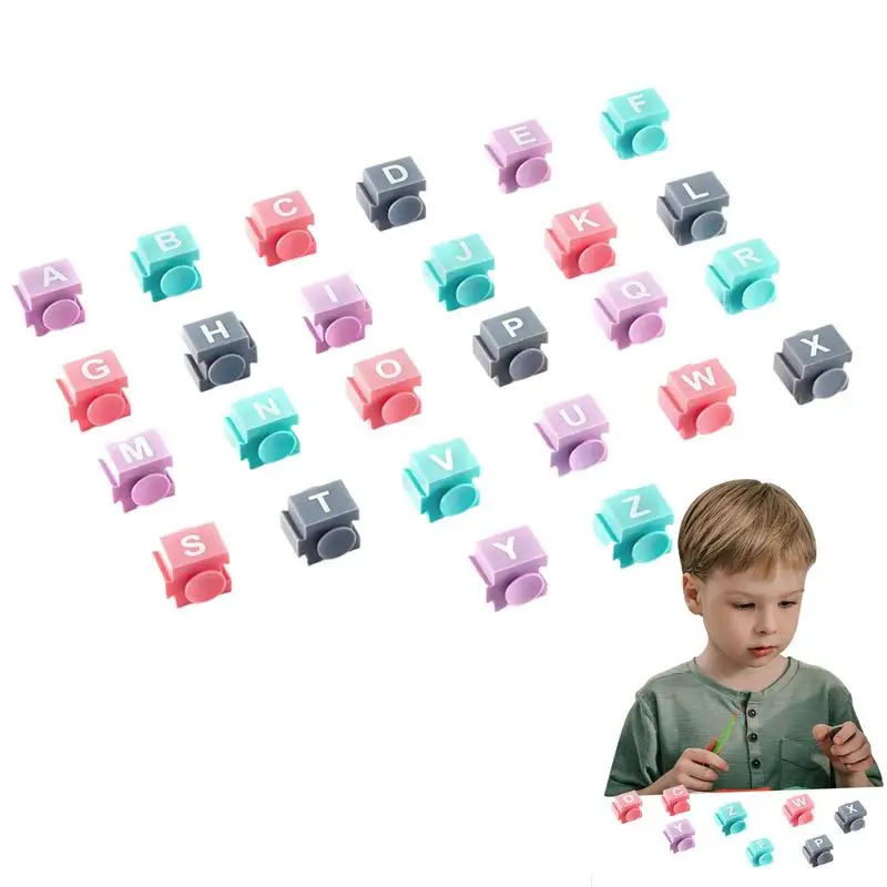 

Baby Alphabet Blocks Suction Cup Building Blocks For Toddlers Educational Squeeze Play With Numbers Or Letters For 6 Months And