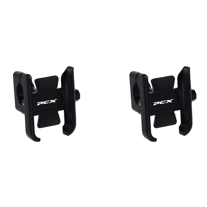 

2X для HONDA PCX 125 PCX 150 аксессуары для мотоциклов ЧПУ держатель для руля GPS черный Кронштейн