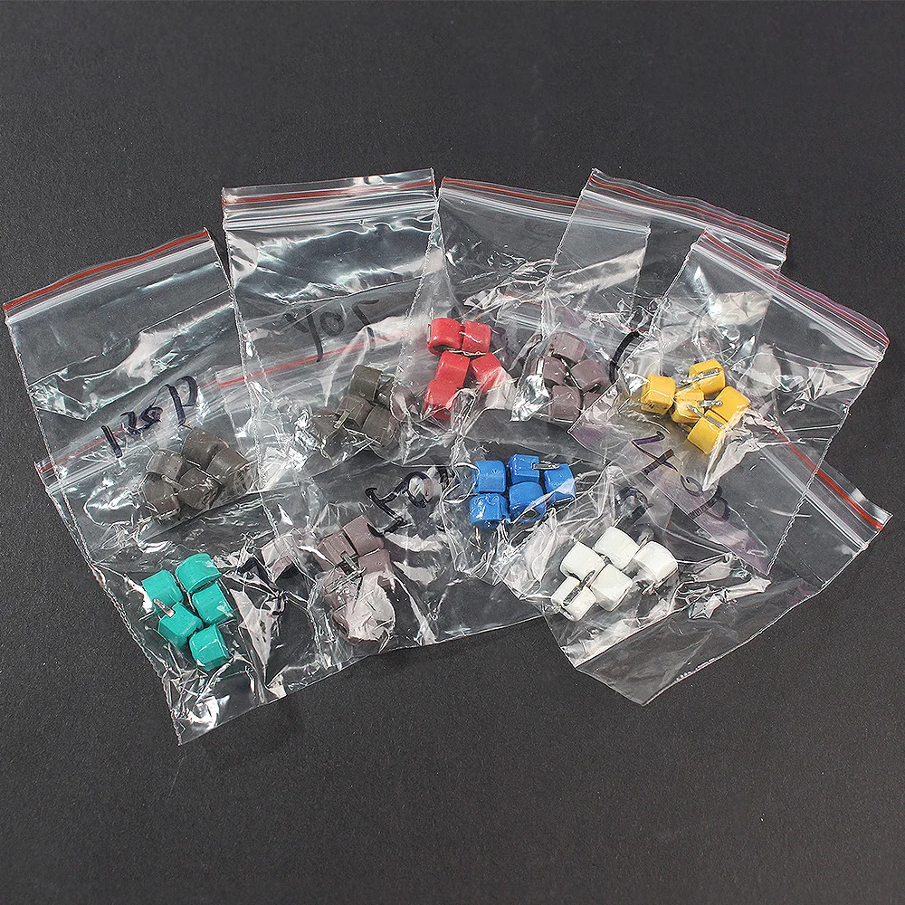 45pcs/lot Variable Trimmer Capacitor Assorted Kit JML06 Adjustable Capacitors Set Pack 10pf 20pf 30pf 40pf 50pf 60pf 70pf 120pf