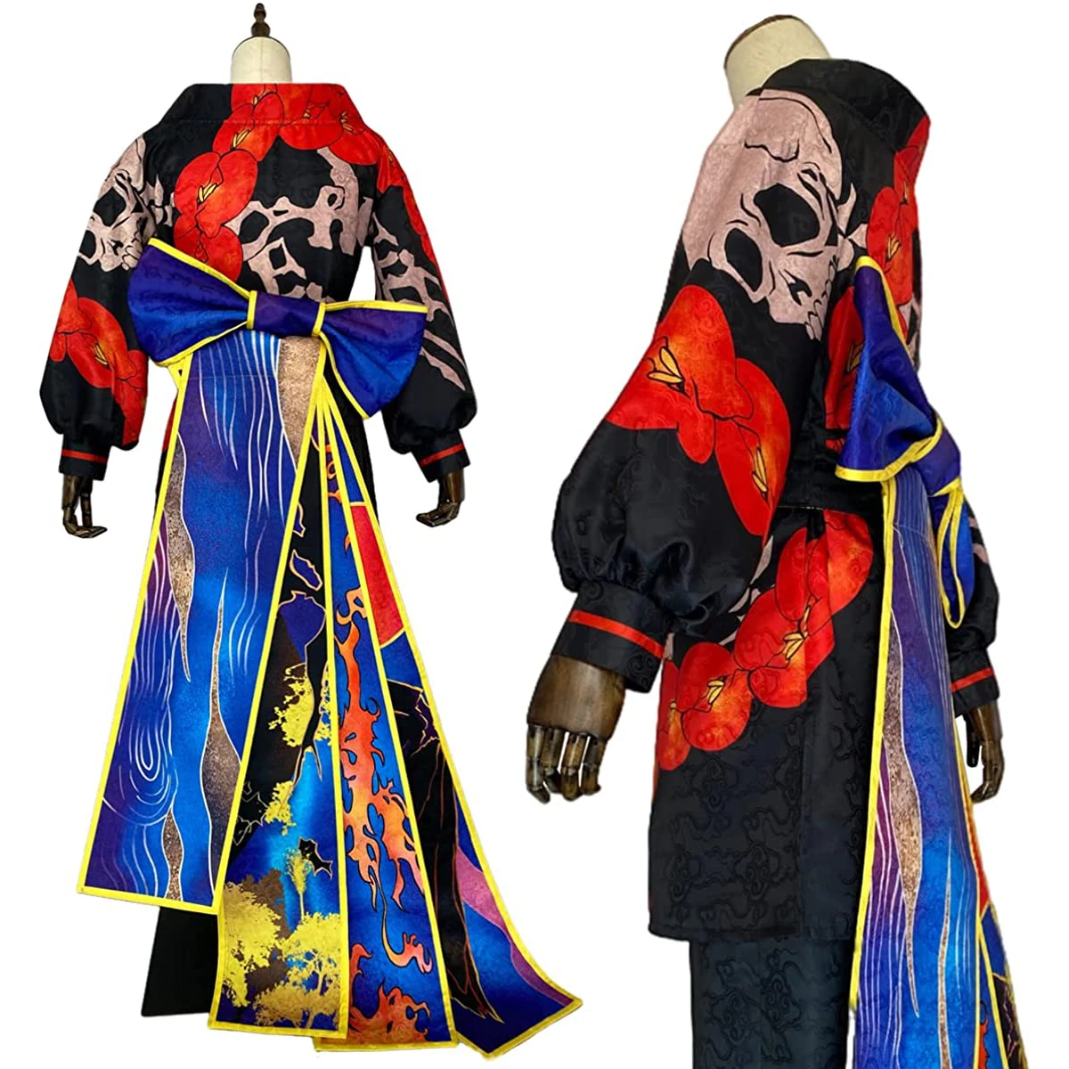 

HOLOUN Tokyo Revengers Anime Cosplay Costume Ran Haitani Vol.19 Manga Cover Character Japanese Kimono Halloween Christmas Gift