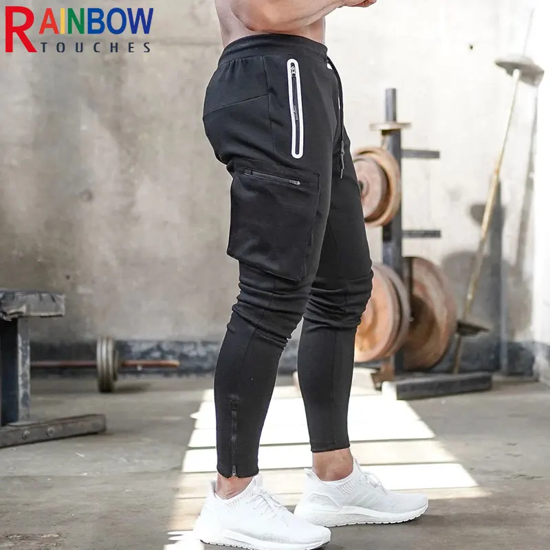 Мужские спортивные штаны Rainbowtouches облегающие брюки-карандаш повседневные с