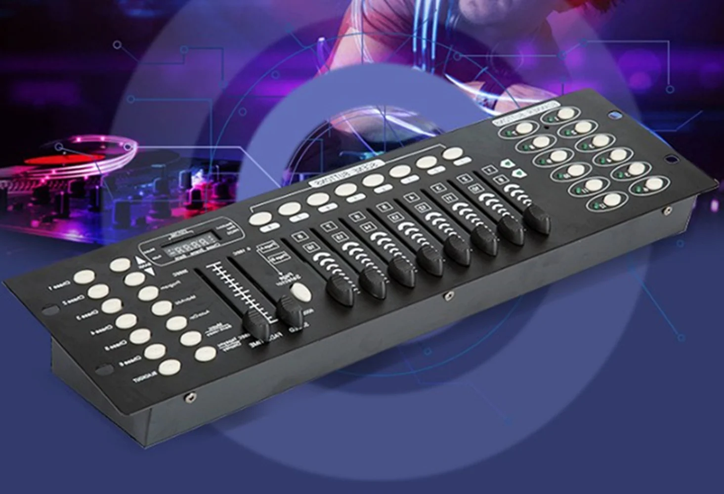 

Контроллер Dmx 192, оборудование для диджея, консоль Dmx 512, сценическое освещение для светодиодного прожектора Par с движущейся головкой, лучевой прожектор RGBW, 1 шт./партия