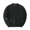 Sauce Zhan Mens Sweater Pullover Sweaters for Men O-neck Solid Color 100% Sheep's Wool Autumn Winter Sweater  High Density 5
