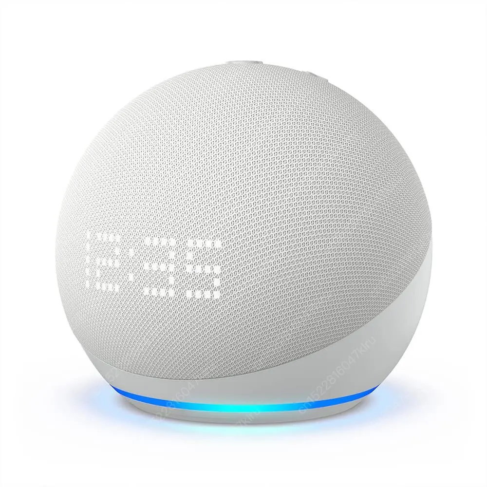 Dot 5th White Clock