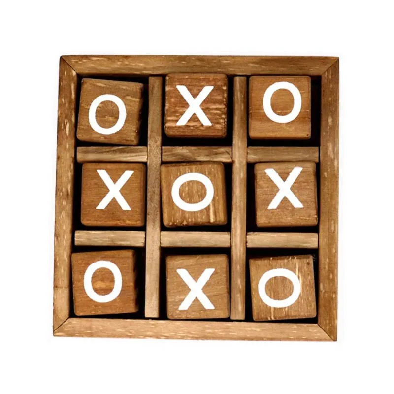 Tic Tac Toe Strategic Board Game For Kids And Adults Educational Toys Fun Logic Challenges Family Travel Outdoor Best Gifts