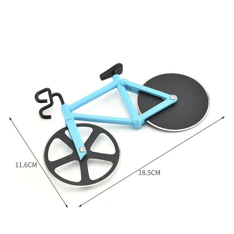 Stainless Steel Pizza Knife Two-wheel Bicycle Shape Pizza Cutting Knife Tool Bike Round Cutter Knives Kitchen Tools pizza cutter,pizza knife,pizza roller