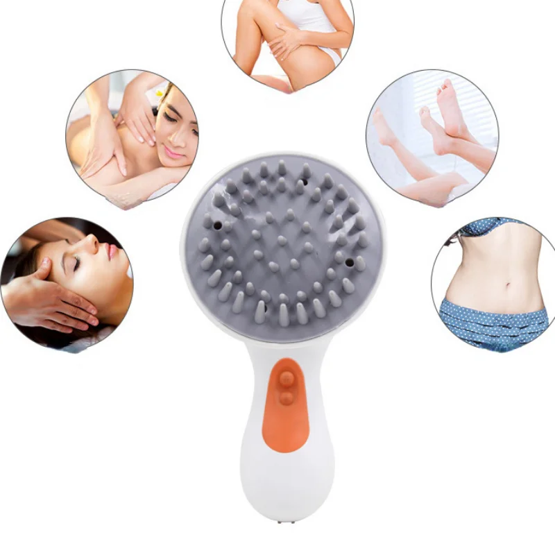 New Electric Head Massager Rechargeable Household Kneading Vibration Waterproof Multi-function Scalp Massager AE902