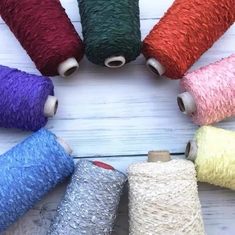 500g 특수 계단 트랙 원사 면사 DIY 손으로 짠 옷/스카프/걸이 장식품 뜨개질 혼합 매칭 스레드