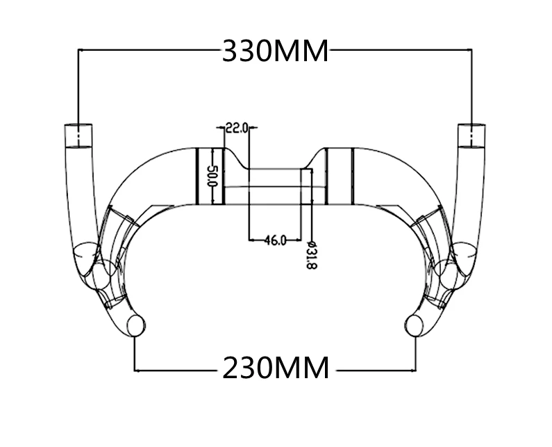 2024 BALUGOE カーボンファイバートラックサイクリングハンドル道路