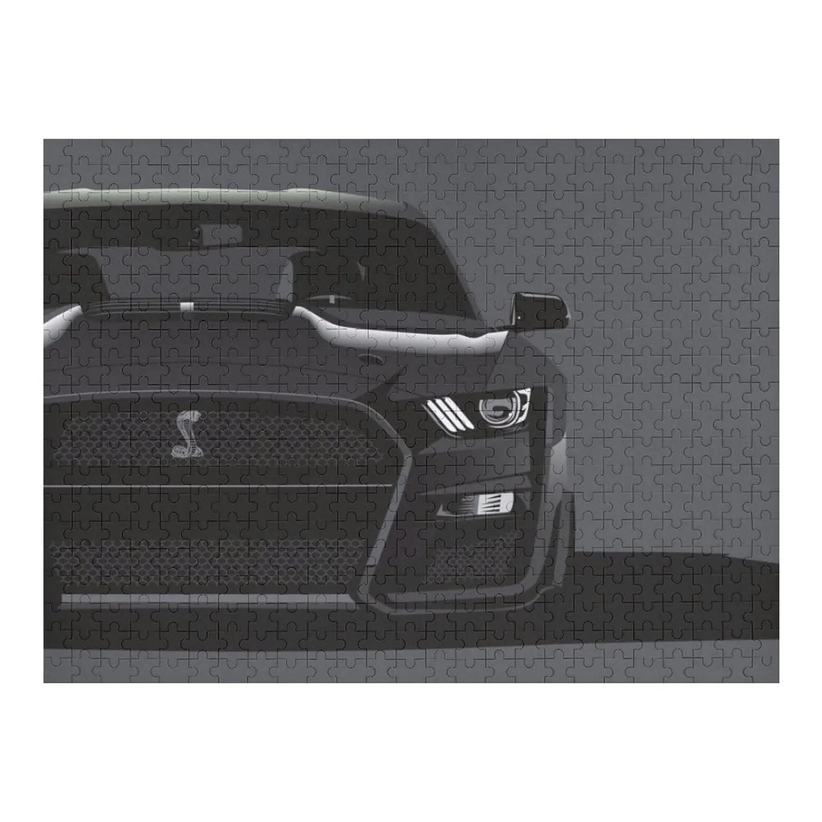 

Shelby GT 500 Shadow Black Jigsaw Puzzle Personalised Name Puzzle Custom Gifts Customized Photo Customized Gifts For Kids