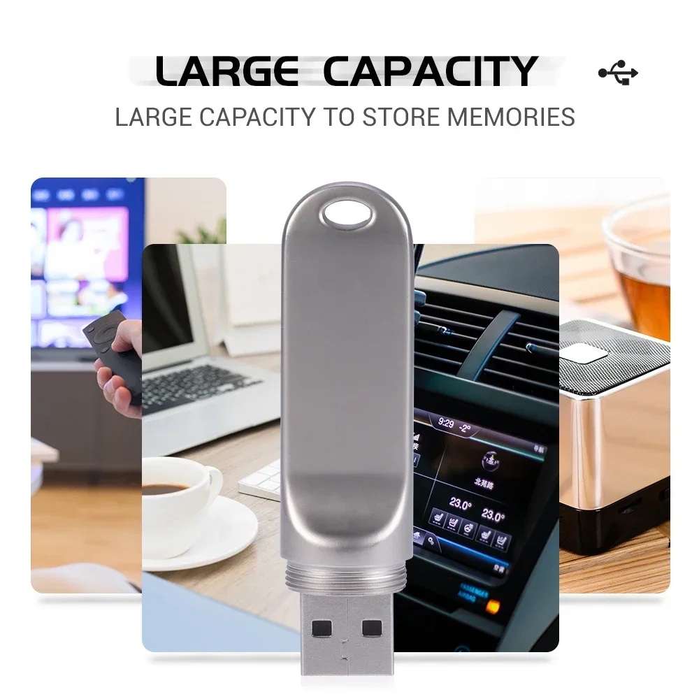 JASTER 마이크로폰 USB 3.0 플래시 드라이브 128GB 미니 메탈 메모리 스틱 64GB 골든 펜 드라이브 32GB 크리에이티브 선물 실버 펜드라이브 8G